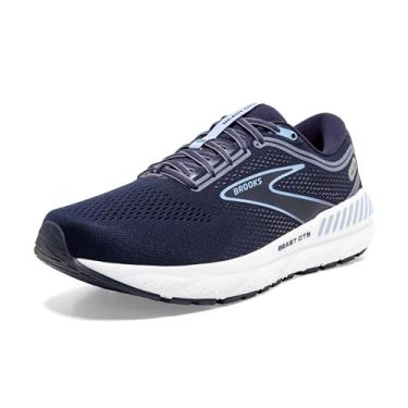 Imagem de Brooks Tênis de corrida masculino Beast GTS 23, Pacoat/Azul/Branco, 10.5 X-Wide