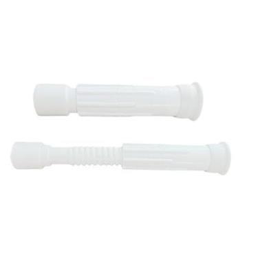 Imagem de Varão Extensível Ajustável Cortina Box Banheiro Suporte Sem Furo(BRANCO,SOMENTE EXTENSOR)
