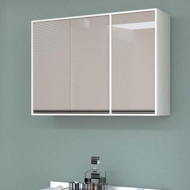 Imagem de Armário De Cozinha Madeira Aéreo 3Portas Luciane Mocca