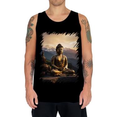 Imagem de Camiseta Regata Estátua de Buda Iluminado Religião 21 - Kasubeck Store