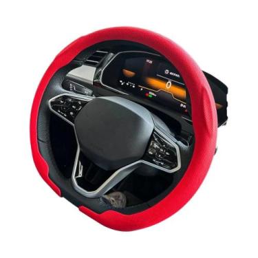 Imagem de Capa De Volante De Carro Universal Em Couro Respirável Antiderrapante 