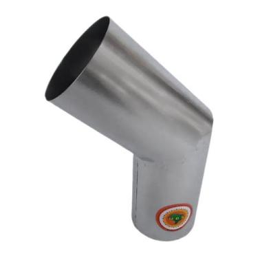 Imagem de Curva Para Tubo De Chaminé Inox Diâmetro 10cm - Brassol