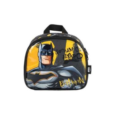 Imagem de Lancheira Escolar Térmica Infantil Menino Batman, Preto