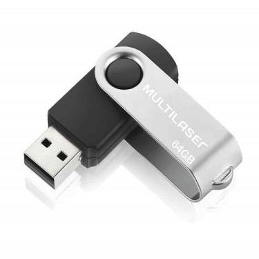 Imagem de Pen Drive Multilaser Twist 64GB USB 2.0