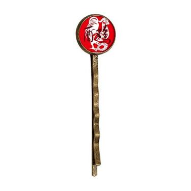 Imagem de Chapéu de cabelo de metal retrô do zodíaco da China Ano Novo do Galo