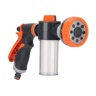 Imagem de Mangueira de jardim bico 8 spray padrão mangueira pulverizador manual para irrigação de flores para lavagem de carro ou banho de animal de estimação