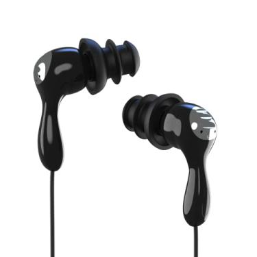 Imagem de SWMIUSK Fones de ouvido subaquáticos IPx8 à prova d'água para natação, mergulho, spa de hidromassagem, fone de ouvido de mergulho livre (preto e prata)