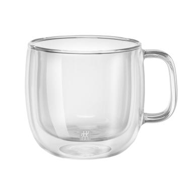 Imagem de Caneca Cappuccino Sorrento Plus 2 Peças Parede Dupla Vidro 450 ml Zwilling J.A. Henckels