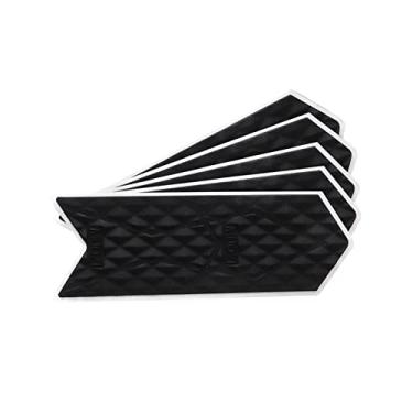 Imagem de Newmind Adesivo de proteção de quadro de bicicleta resistente a arranhões protetor de corrente para bicicleta MTB Road Bike - P preto