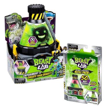 Imagem de Kit Beast Lab - Criador de Tubarão Fera  (4730) + Beast Lab Refil (4731)