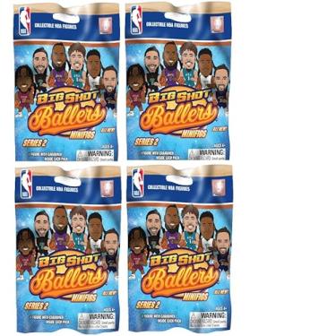 Imagem de Teenymates Party Animal Big Shot Ballers 2022-23 NBA Series 2 Figures Blind Bags Gift Set Party Bundle - 4 Pack