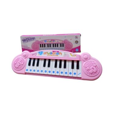 Imagem de Brinquedo de piano com teclado musical para crianças de 3 anos ou mais com baterias