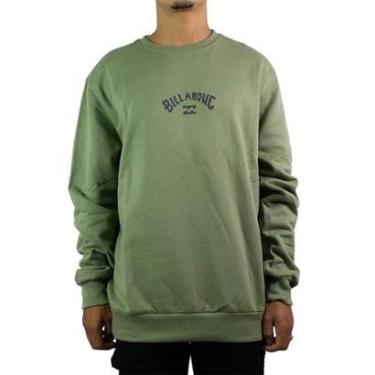 Imagem de Moletom Careca Billabong Mid Arch Verde-Masculino