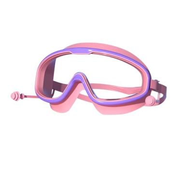 Imagem de Pegciuho Óculos de Natação para Crianças, óculos de Natação, Proteção Ocular de Silicone Macio, óculos de Natação para Mergulho, Natação, Roxo Rosa
