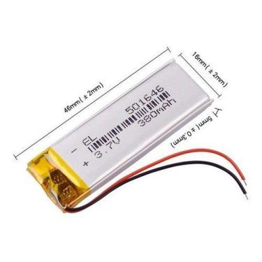 Imagem de Bateria Para Chaveiro , Óculos, 3,7v 380mah - bgb