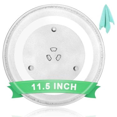 Imagem de Toca-discos de vidro de substituição de placa de micro-ondas universal de 29,2 cm | Serve para LG, GE, Panasonic, Frigidaire, Farberware e mais