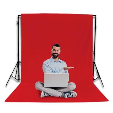 Imagem de MONT MALHAS, TECIDO FUNDO INFINITO VERMELHO PARA ESTÚDIO FOTOGRÁFICO 4,00 x 1,90 METROS