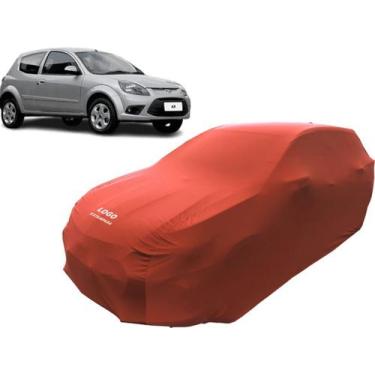 Imagem de Capa Automotiva Ford Ka Hatch De Tecido Helanca Lycra - Mz, Vermelha