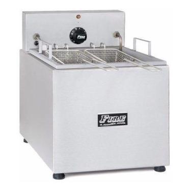 Imagem de Fritador Elétrico Fire Com Filtro De Água 16l, 110V/220V, Prateado