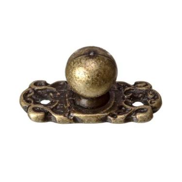 Imagem de Puxador Mini Bolinha 4 Peças Metal Decoração Caixas Bandejas Mdf - Met