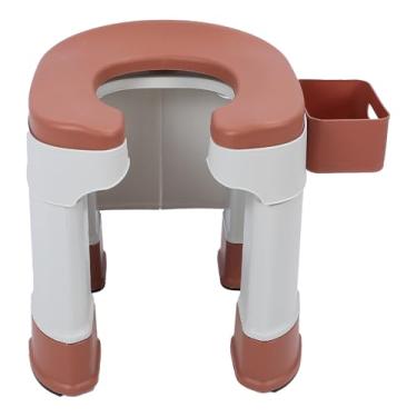Imagem de Cadeira para cômoda, assento sanitário elevado antiderrapante, cadeira para cômoda dobrável de cabeceira, assento sanitário para idosos, cadeira de banho portátil