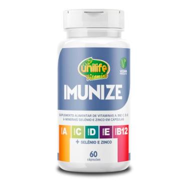 Imagem de Imunize - Vitaminas A, C, D, E, B12 + Selênio e zinco - 60 cápsulas