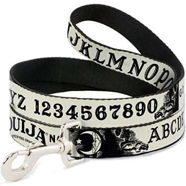Imagem de Buckle-Down Coleira para cachorro "Ouija Board Elements1 branco/preto, 15