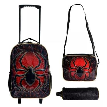 Imagem de Kit Mochilete Lancheira Bolsinha Wincy Spider Un Bpd20945