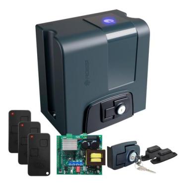 Imagem de Kit Motor Nano Nitro Rossi 3seg 3 Controles 650kg Bivolt