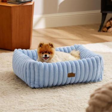 Imagem de Cama Ortopédica para Cães Bedsure - Lavável e com Material de Veludo A