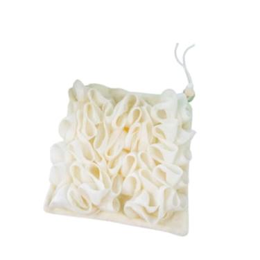 Imagem de harayaa Banho esponja esponja de banheira, ferramenta de limpeza de pele, lavagem rápida do corpo para adultos filhos, lavagem de pele para lavar a pele, Bege