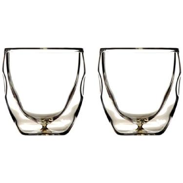 Imagem de Ozeri Moderna Artisan Series Copos de dose dupla para bebidas e café expresso, 60 ml, conjunto de 2