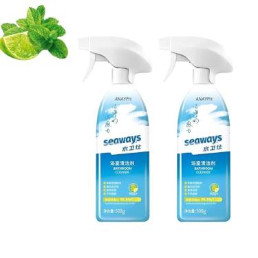 Imagem de Seaways Spray Cleaner, Bathroom Cleaner, Cleaning Foam Spray All Purpose Bathroom, Kitchen/Toilet Cleaner Spray 500ml All-Purpose Cleaning Foam Spray. (2Pcs)
