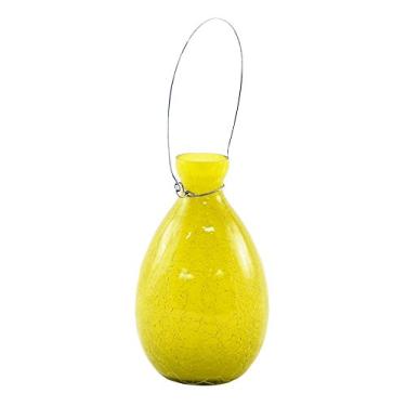 Imagem de Achla Designs SV-01Y, plantador de flores de vidro para pendurar amarelo/vaso enraizado em formato de lágrima