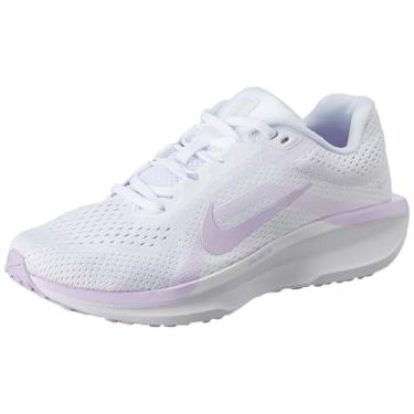 Imagem de Nike Tênis de corrida feminino Winflo 11 (FJ9510-101, Branco/Lilás Bloom/Lilac Bloom), Branco/Branco/Lilás Bloom/Lilac Bloom, 35