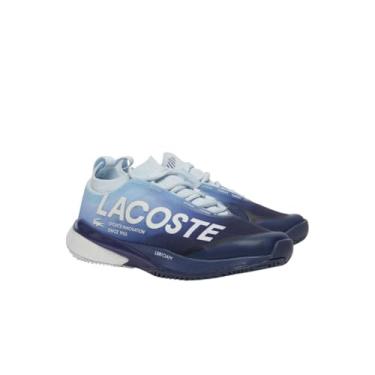 Imagem de Lacoste Tênis feminino Ag-lt25 Lite, Azul claro/azul escuro, 38