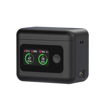 Imagem de Caixa de carregamento, base de carregamento rápido 2 caixa de armazenamento carregador USB-C para bateria Insta360 X5