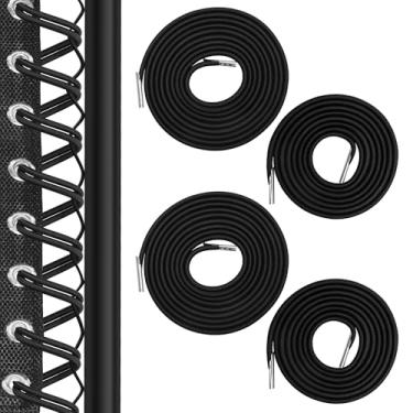 Imagem de Solaradgy 4 peças de cabo de substituição para cadeira de gravidade zero, cordão elástico preto para reparo de espreguiçadeiras de gravidade zero
