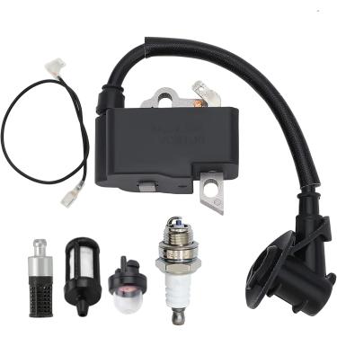Imagem de Bobina de ignição atualizada com substituição de vela de ignição para Stihl MS171 MS181 MS211 MS271 MS271C MS291 MS291C MS341 MS361 Substituição de motosserra 1141 400 1303 1141-400-1307 1141 400 1