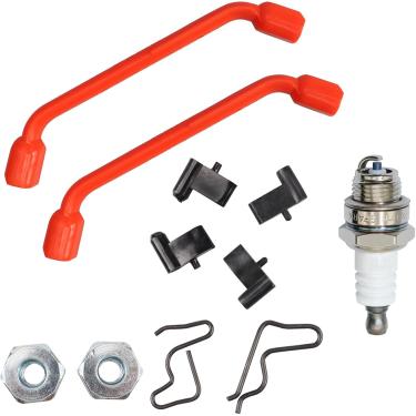 Imagem de Tira de bloqueio de pistão de atualização com motosserra de vela de ignição 0000-893-5903 GS-B6A2 2 peças