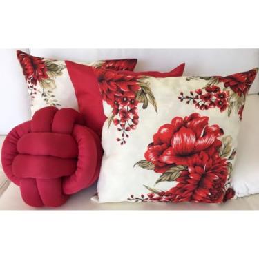 Imagem de Kit 3 Capas de Almofadas Decorativas + Almofada Nozinho(13)