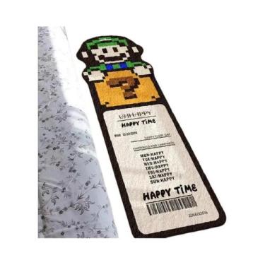 Imagem de Super Mario Bros Cartoon Anime Cashmere Tapete Para Sala De Estar, Qua