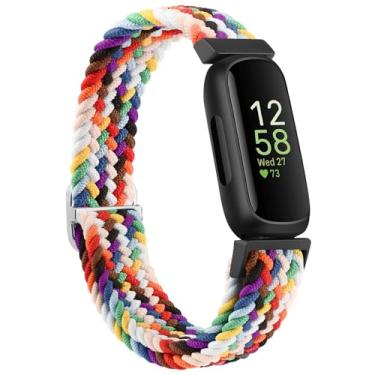 Imagem de Pulseira elástica compatível com Fitbit Inspire 3 e homens, pulseira elástica macia e ajustável para Fitbit Inspire 3/2 / HR (Pride Edition)