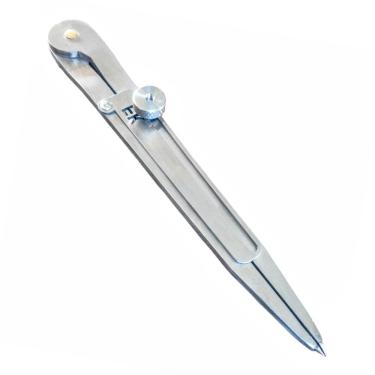 Imagem de Compasso de Traçagem Inox com Ponta de Vídea Borboleta Personalizada 12" 30cm - Ekale Ferramentas 42