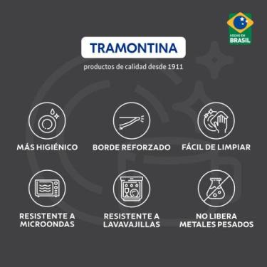 Imagem de Prato Raso Tramontina Isabel em Porcelana Decorada 28 cm