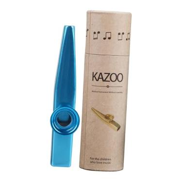 Imagem de Dynwave Flauta Kazoo Instrumento Musical Teclado Flauta de Boca Portátil Brinquedo Amantes da Música, Azul