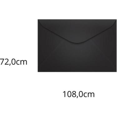 Imagem de Envelope Visita Colorido 72X108 Preto LOS Angeles 80G - SCRITY