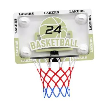 Imagem de Dynwave Cesta de basquete interna para montagem em parede, acessórios portáteis com ventosa, jogos de tabuleiro para aniversário, dormitório, escritório, Pequeno
