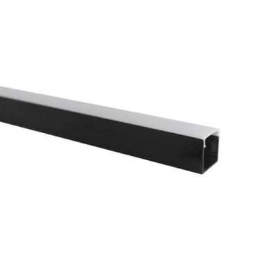 Imagem de Perfil de Sobrepor para Fita Led Blumenau Line 23mm com 2 metros, PRET