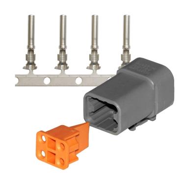 Imagem de Kit de reparo Pacer DTP Deutsch Plug 14-12 AWG (4 posições)